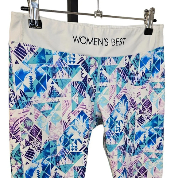 Womens Best Pattern V Back Leggings Size Small - Picture 5 of 8